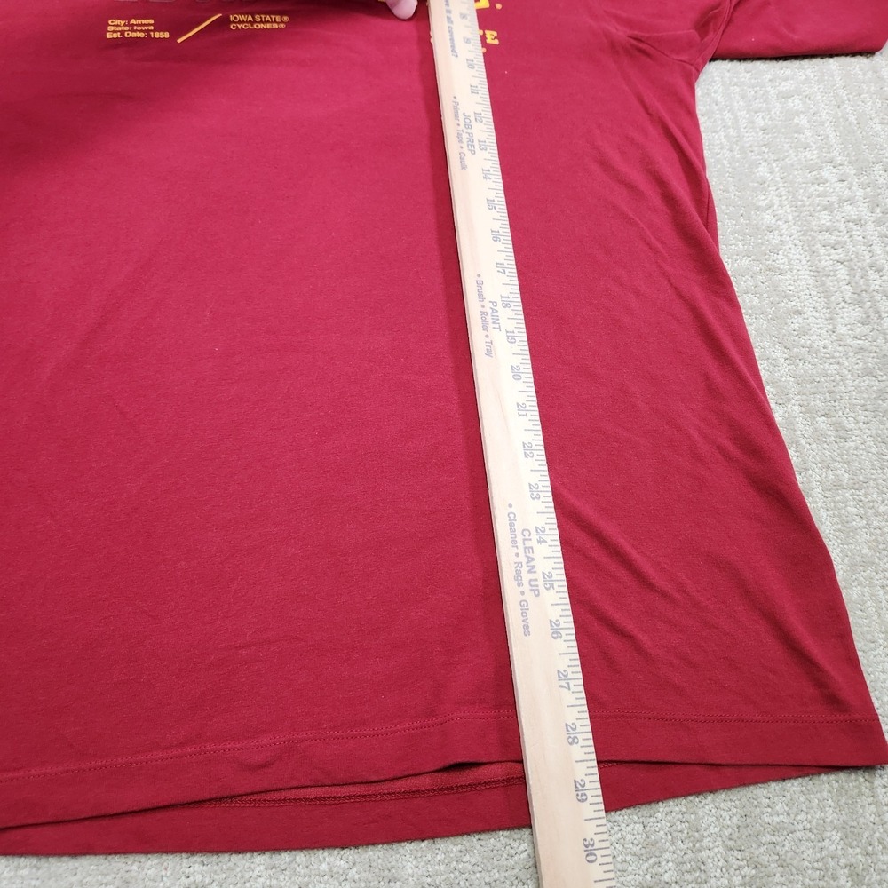 Iowa State Cyclones Shirt Men Large Player Issue Nike Long Sleeve Dri Fit - Picture 5 of 10